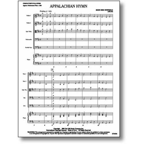 Appalachian Hymn So1 (Music Score/Parts)