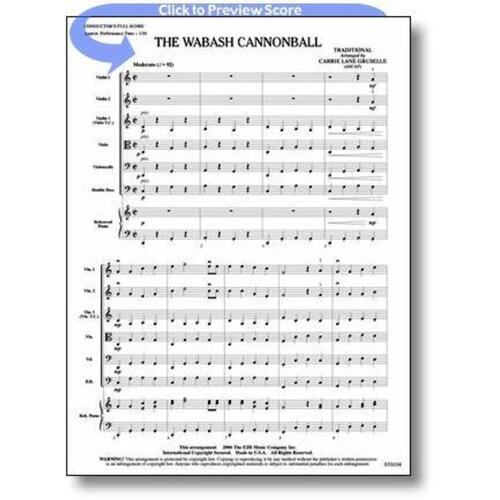 Wabash Cannonball The Arr Gruselle So Score/Parts