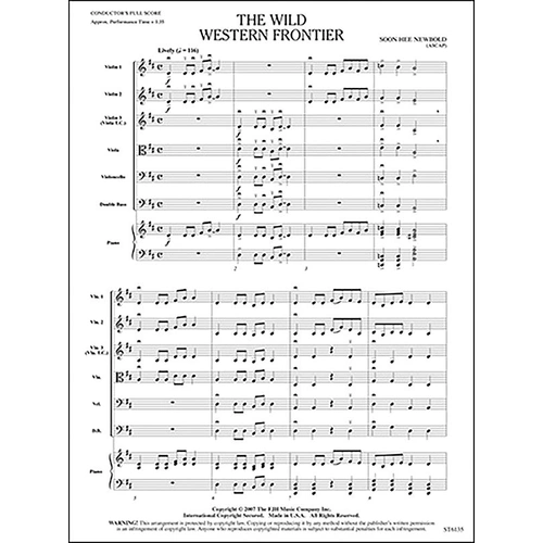 Wild Western Frontier by Soon Hee Newbold - FJH Music Company