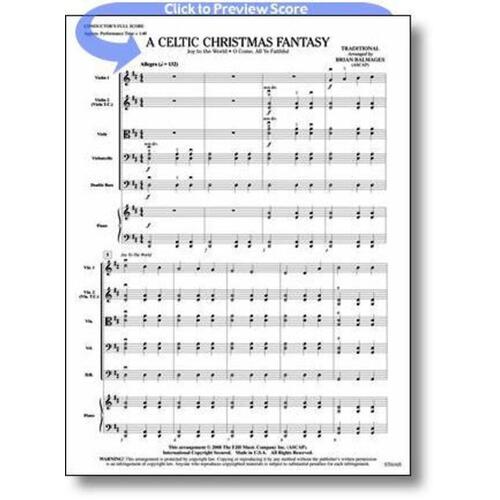 Celtic Christmas Fantasy Arr Balmages So Score/Parts 