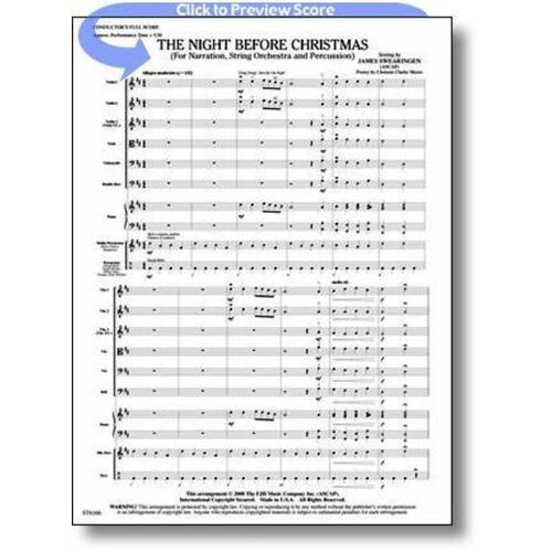 Night Before Christmas The String Orch Score/Parts