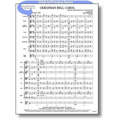 Ukrainian Bell Carol Arr Morales So Score/Parts