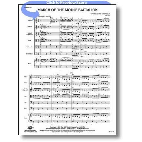 March Of The Mouse Battalion So Score/Parts