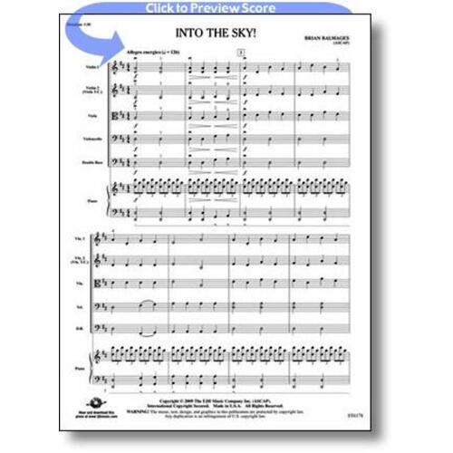 Into The Sky String Orchestra Score/Parts