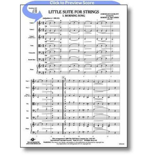 Little Suite For Strings Arr Mccashin So Score/Parts