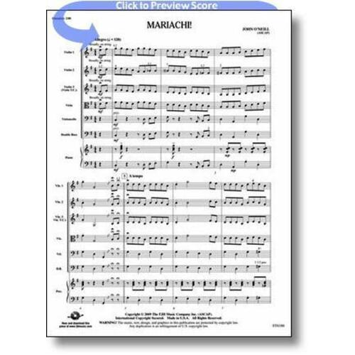 Mariachi String Orchestra Score
