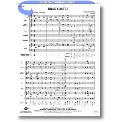 Bran Castle String Orchestra Score/Parts
