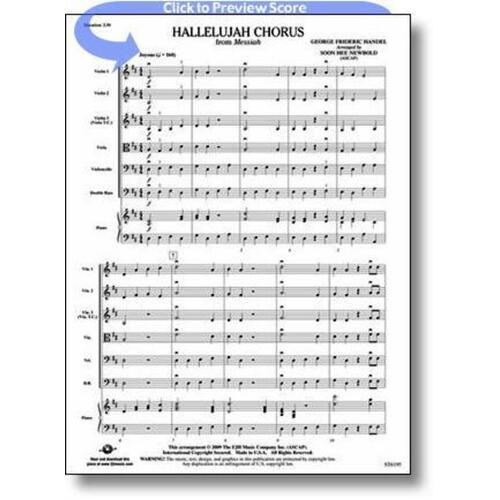 Hallelujah Chorus Arr Newbold So Score/Parts