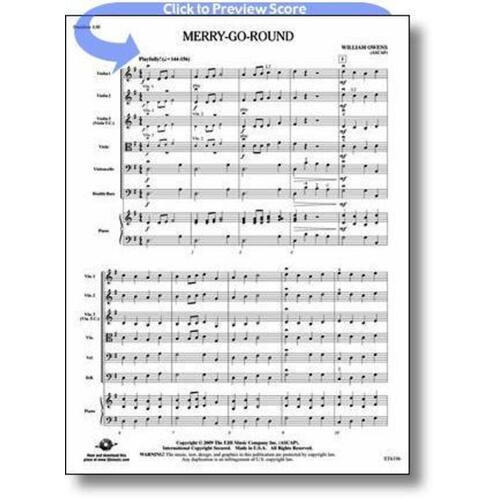 Merry Go Round String Orchestra Score/Parts