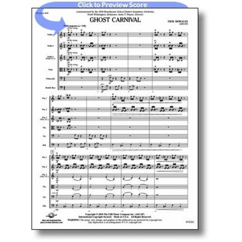 Ghost Carnival String Orchestra Score/Parts 