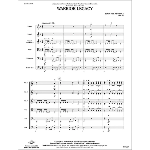 Warrior Legacy SO3 SC/PTS by Soon Hee Newbold