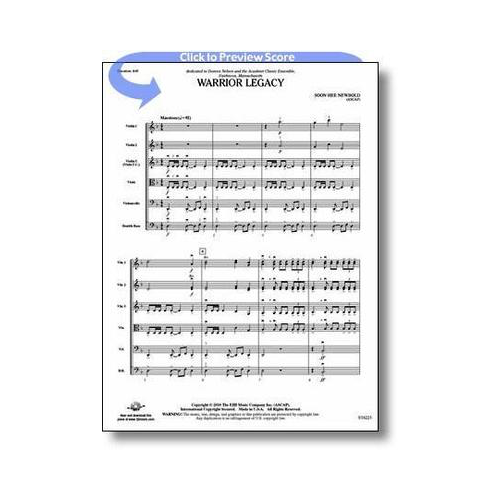 Warrior Legacy SO Gr 3 - Ensemble Orchestra Score