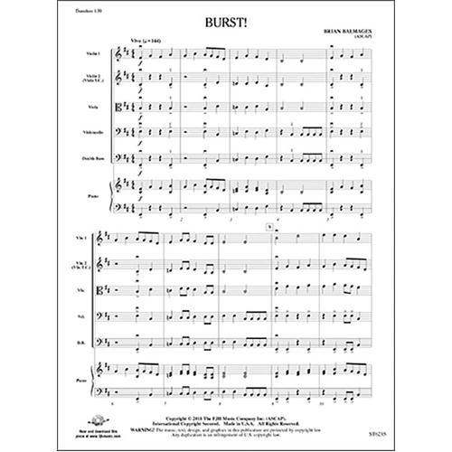 Burst SO1.5 SC/PTS by Brian Balmages - FJH Music Company, 1 page