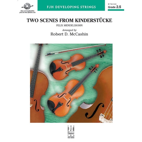 Two Scenes from Kinderstucke for String Orchestra, Arranged by Robert D. McCashin, Published by FJH Music Company, 1 Page