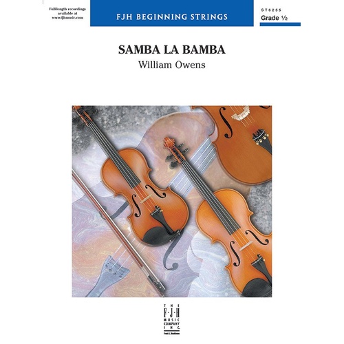 Samba La Bamba SO.5 Full Score for String Orchestra by William Owens