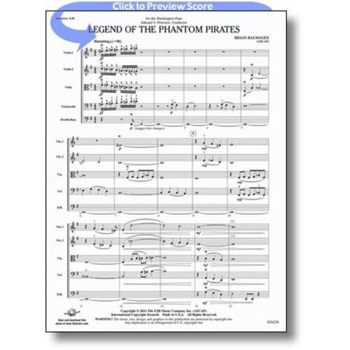Legend Of The Phantom Pirates So3.5 Score/Parts