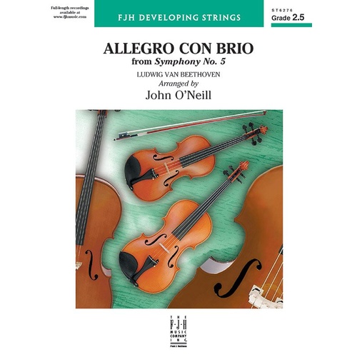 Allegro con Brio from Symphony No. 5 for String Orchestra by John O'Neill