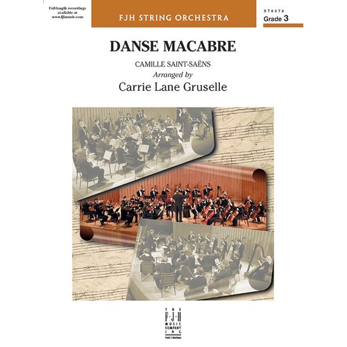 Danse Macabre SO3 SC/PTS String Orchestra Arrangement by Carrie Lane Gruselle