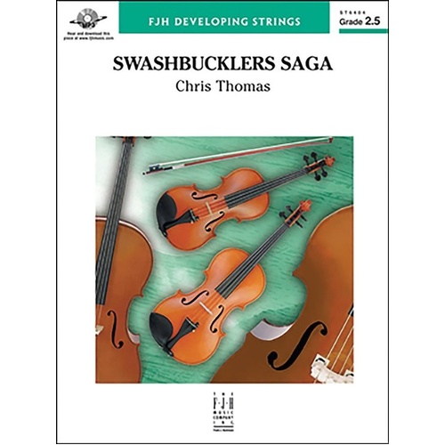 Swashbucklers Saga SO2.5 Score & Parts for String Orchestra by Chris Thomas
