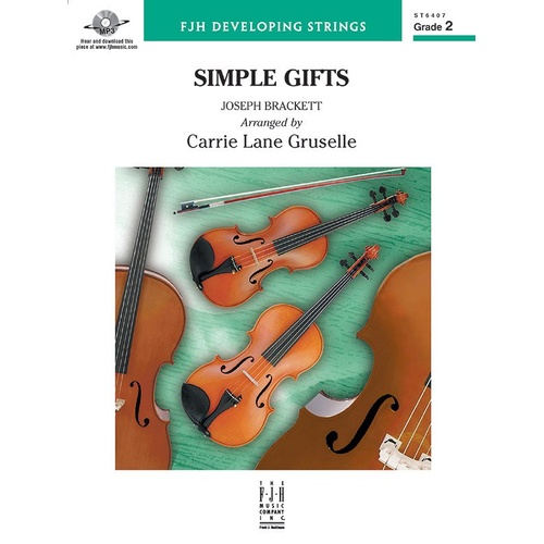 Simple Gifts String Orchestra Arrangement by Carrie Lane Gruselle