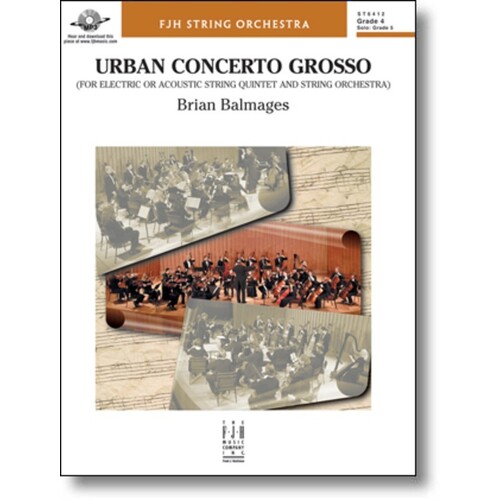 Urban Concerto Grosso Str Quar/So4 Score/Parts