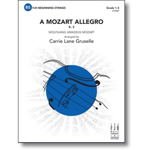 A Mozart Allegro So1.5 Score/Parts