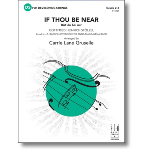 If Thou Be Near (Bist Du Bei Mir) So2.5 Score/Parts