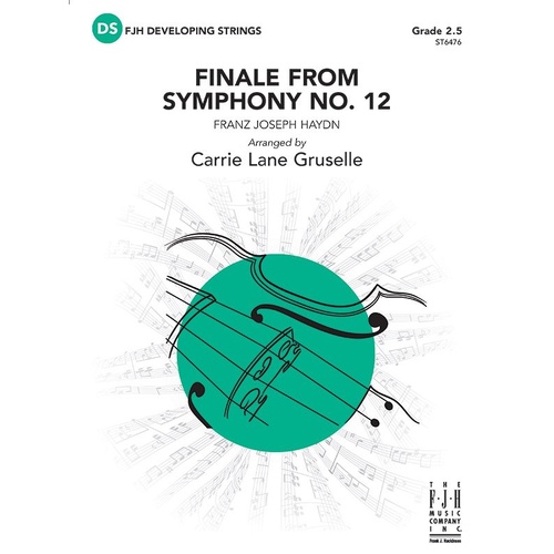 Finale from Symphony No. 12 for String Orchestra by Carrie Lane Gruselle