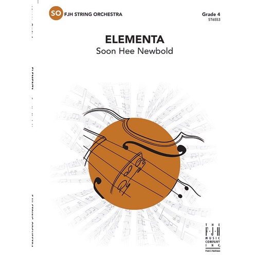 Elementa SO4 SC/PTS by Soon Hee Newbold, FJH Music Company, 1 page, 3-movement work: Flights of Fancy, Terra, Fire and Ice.