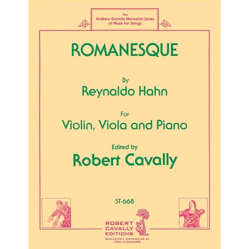 Romanesque Violin Viola And Piano