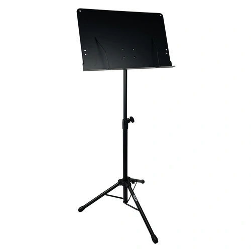 DCM BS501 Adjustable Orchestral Music Stand Black with Flat Desk