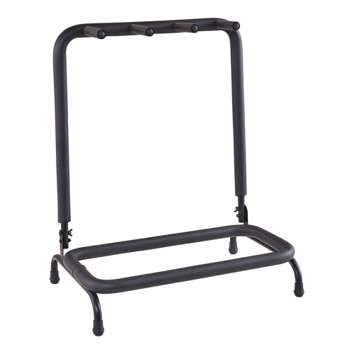 DCM GSL3 3-Unit Fully Padded Guitar Stand - Folds for Easy Storage, Universal Fit for Acoustic, Electric, Bass Guitars