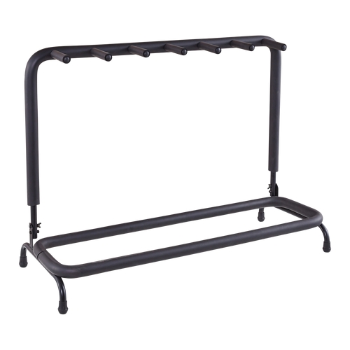 DCM GSL6 Fully Padded 6-Unit Guitar Stand, Universal Fit for Acoustic/Electric/Bass, Folds for Easy Storage