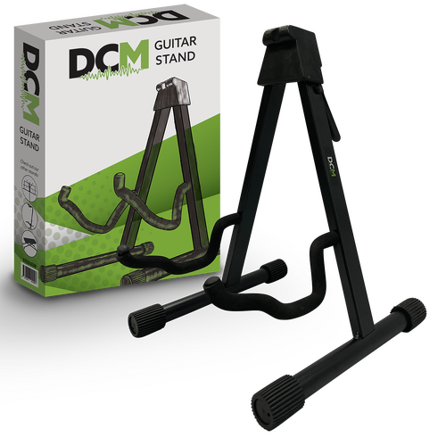 DCM A-Frame Universal Guitar Stand with EVA Foam Rubber Base