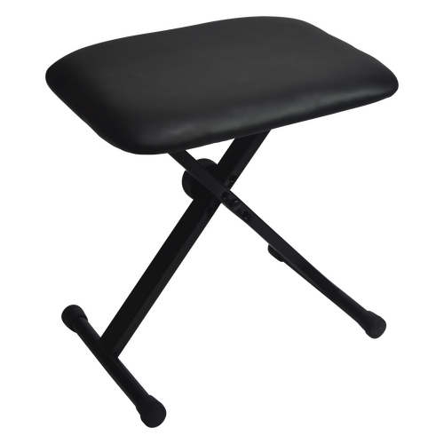 KB02 Single Bench Keyboard Stool with X Frame and Adjustable Height