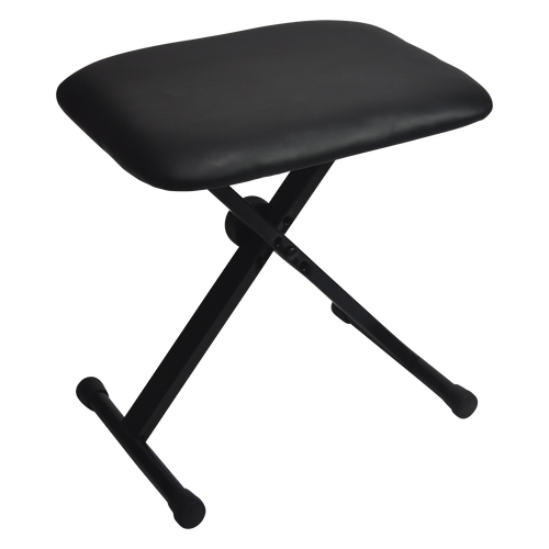 KB02 Single Bench Keyboard Stool with X Frame and Height Adjustment