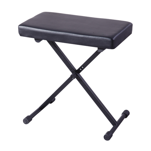 Dual Bench Keyboard Stool with X Frame and Height Adjustment