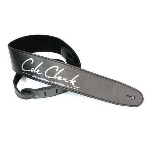 Cole Clark Leather Guitar Strap - Black