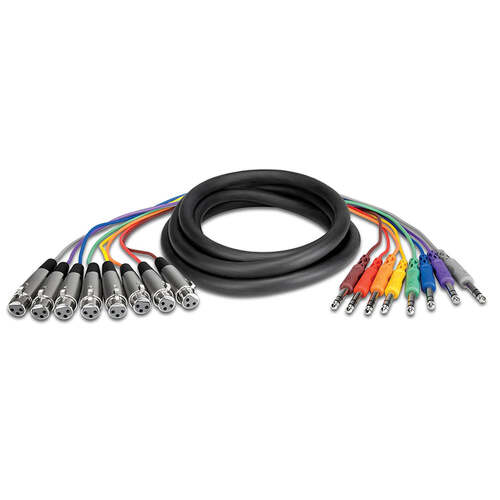 HOSA Balanced Snake XLR3F to 1/4 in TRS