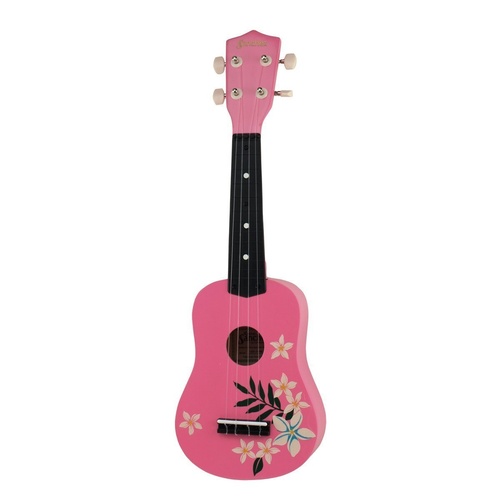 Sanchez 'Hawaiian' Soprano Ukulele (Pink Lily)