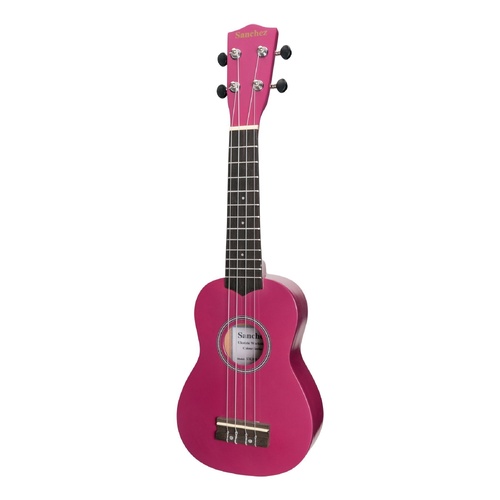 Sanchez Colour Series Soprano Ukulele Purple with Gig Bag