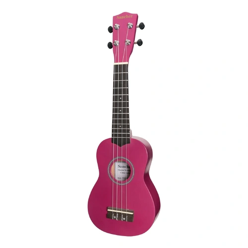 Sanchez Colour Series Soprano Ukulele in Purple with Gig Bag