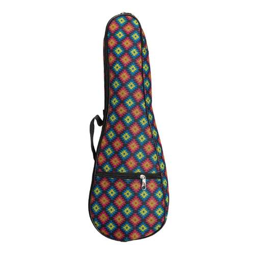 Sanchez Padded Soprano Ukulele Gig Bag (Geometric)