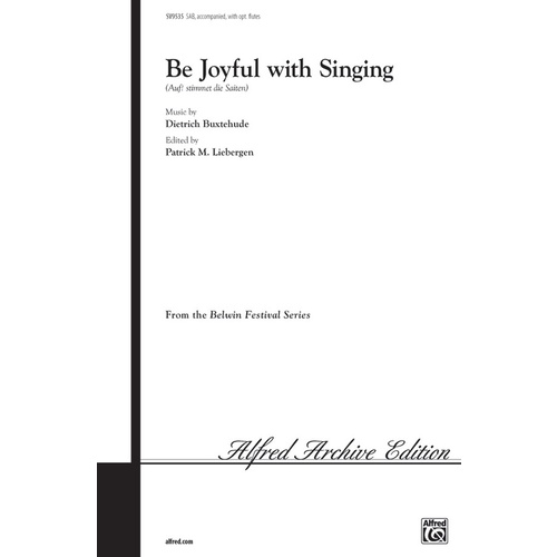 Be Joyful with Singing SAB Choral Sheet Music