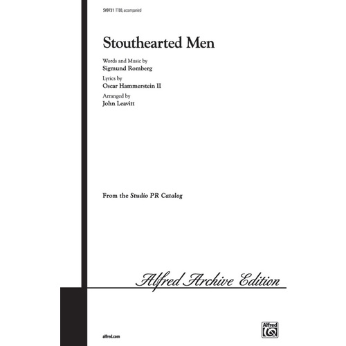 Stouthearted Men TTBB Arranged by Leavitt Choral Sheet Music
