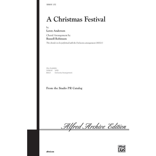 A Christmas Festival SATB Choral Sheet Music