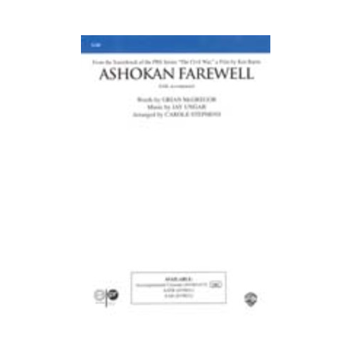 Ashokan Farewell SAB Choral Sheet Music