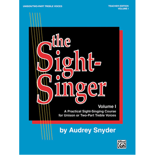 Sight Singer BK 1 Unis or 2pt Treble Teacher Edition Vocal Sheet Music