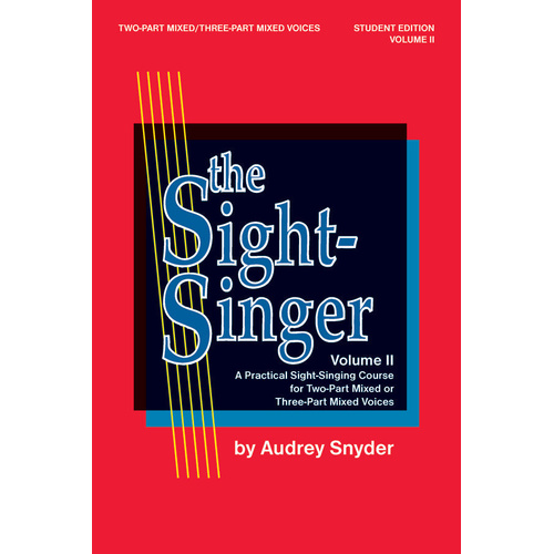 Sight Singer Volume 2 for 2 or 3 Pt Mixed Student Edition Vocal Sheet Music