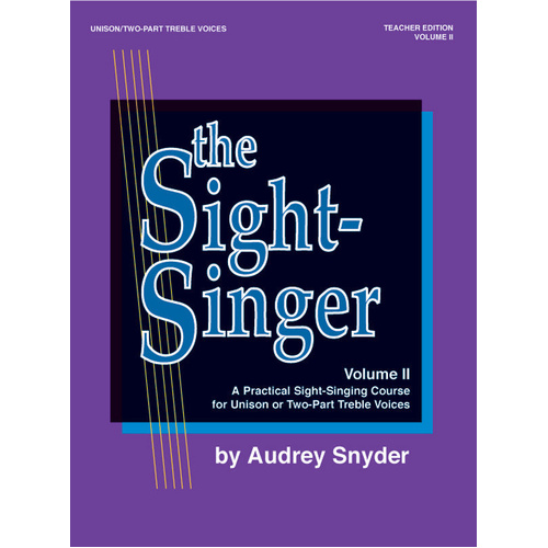Sight Singer BK 2 Unison 2 Pt Treble Vocal Sheet Music